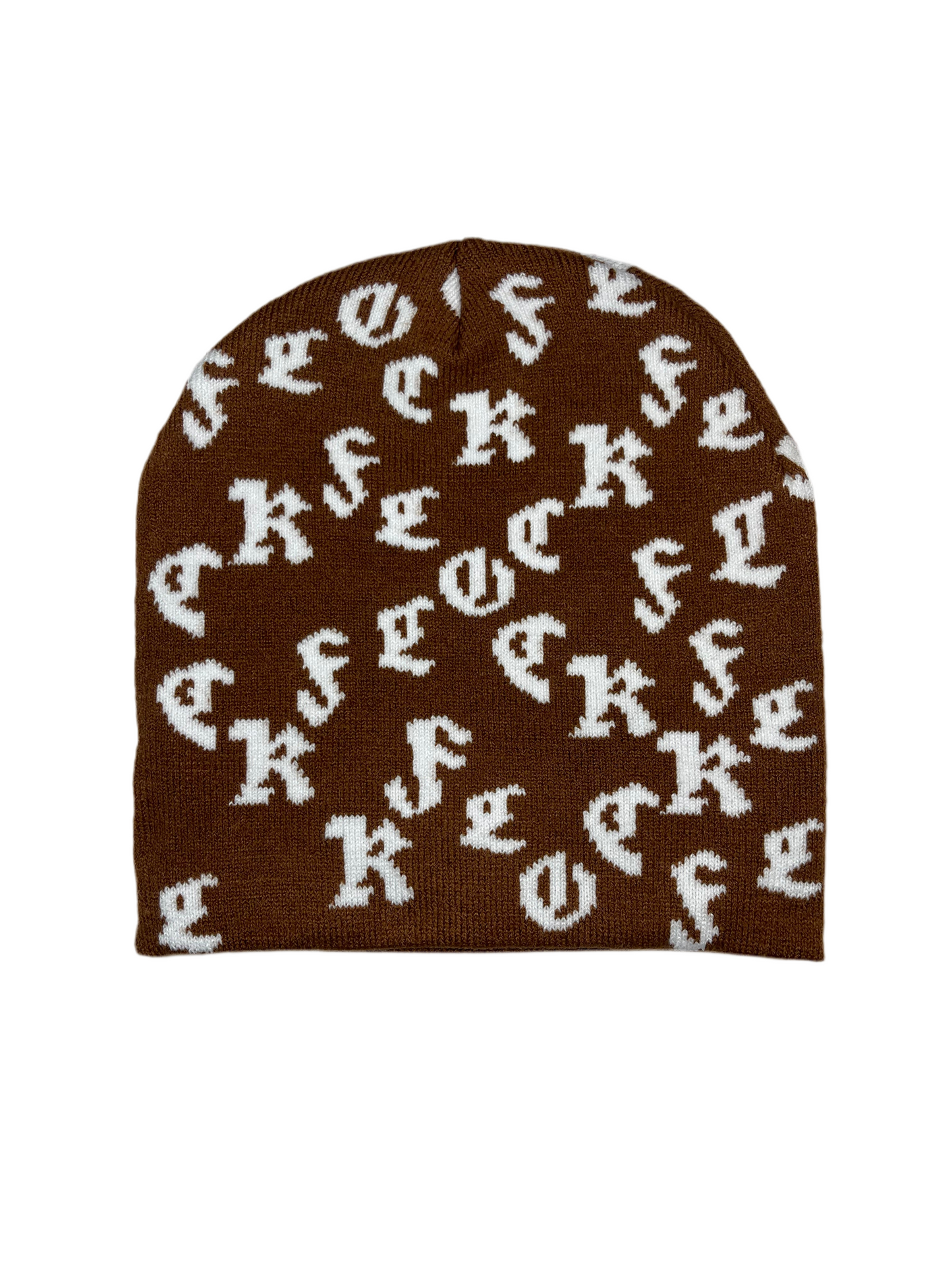 FLOCKY "CHOCOLATE" BROWN BEANIE