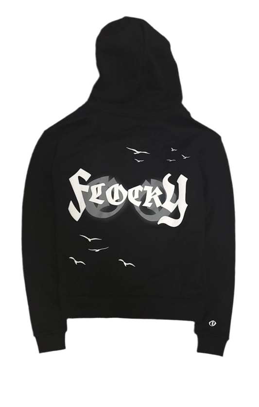 FLOCK 'PREY' HEAVYWEIGHT PREMIUM ZIP UP HOODIE