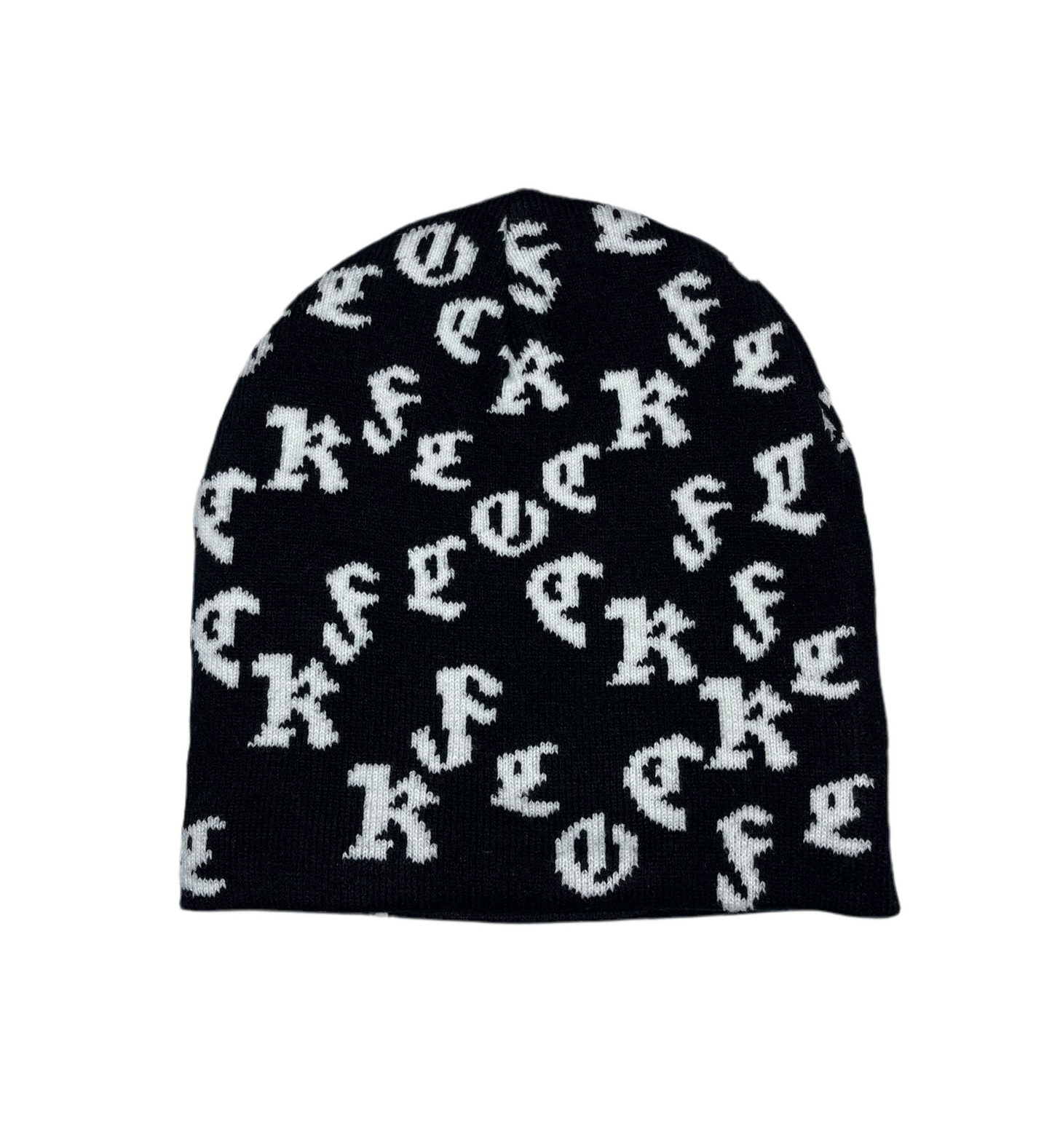 FLOCKY "OBSIDIAN" BLACK BEANIE