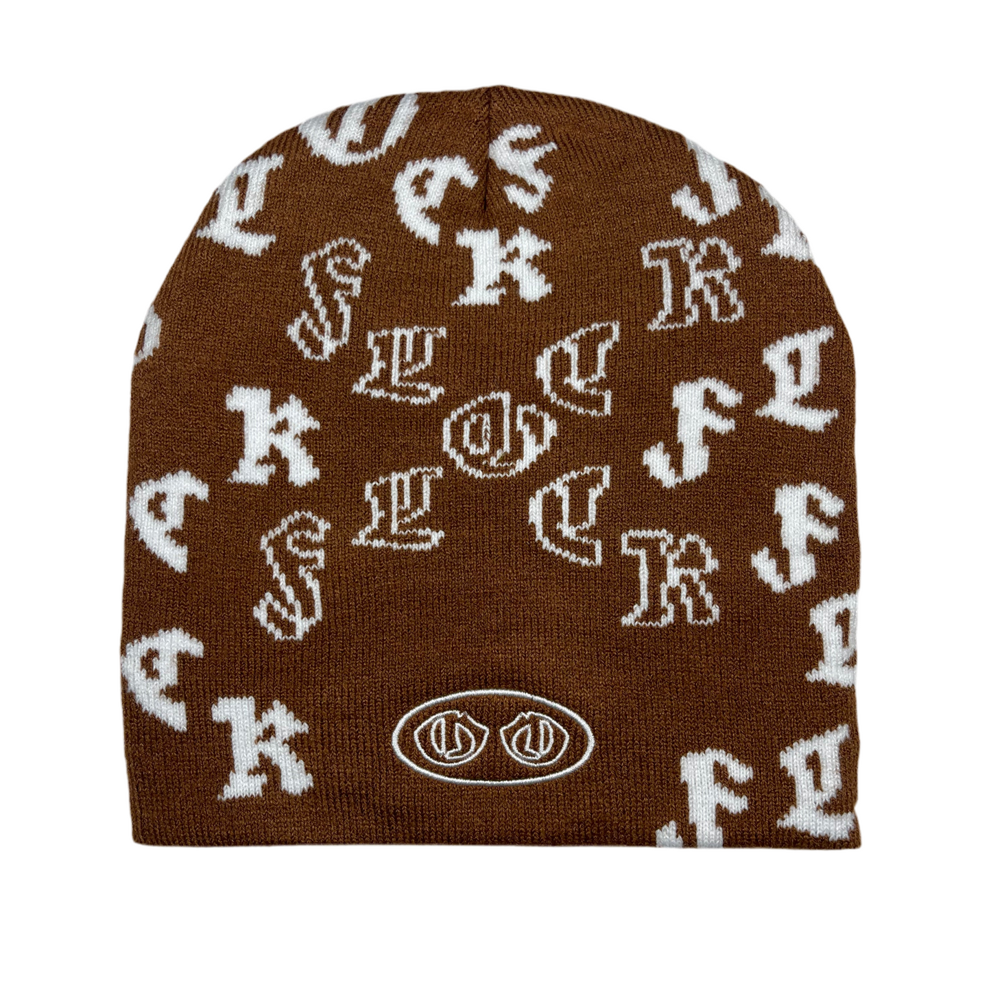 FLOCKY "CHOCOLATE" BROWN BEANIE