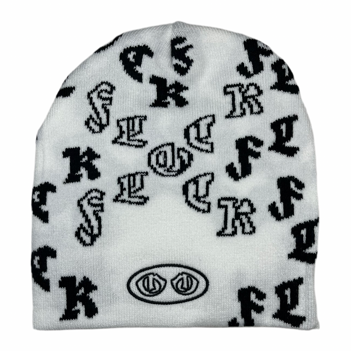 FLOCKY "XRAY" WHITE BEANIE