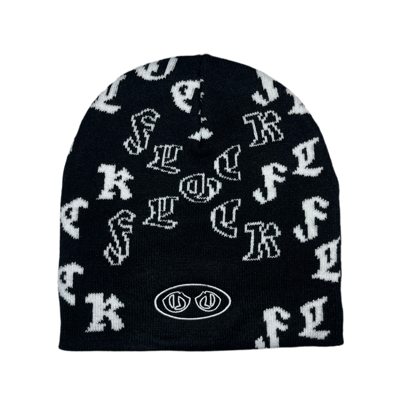 FLOCKY "OBSIDIAN" BLACK BEANIE