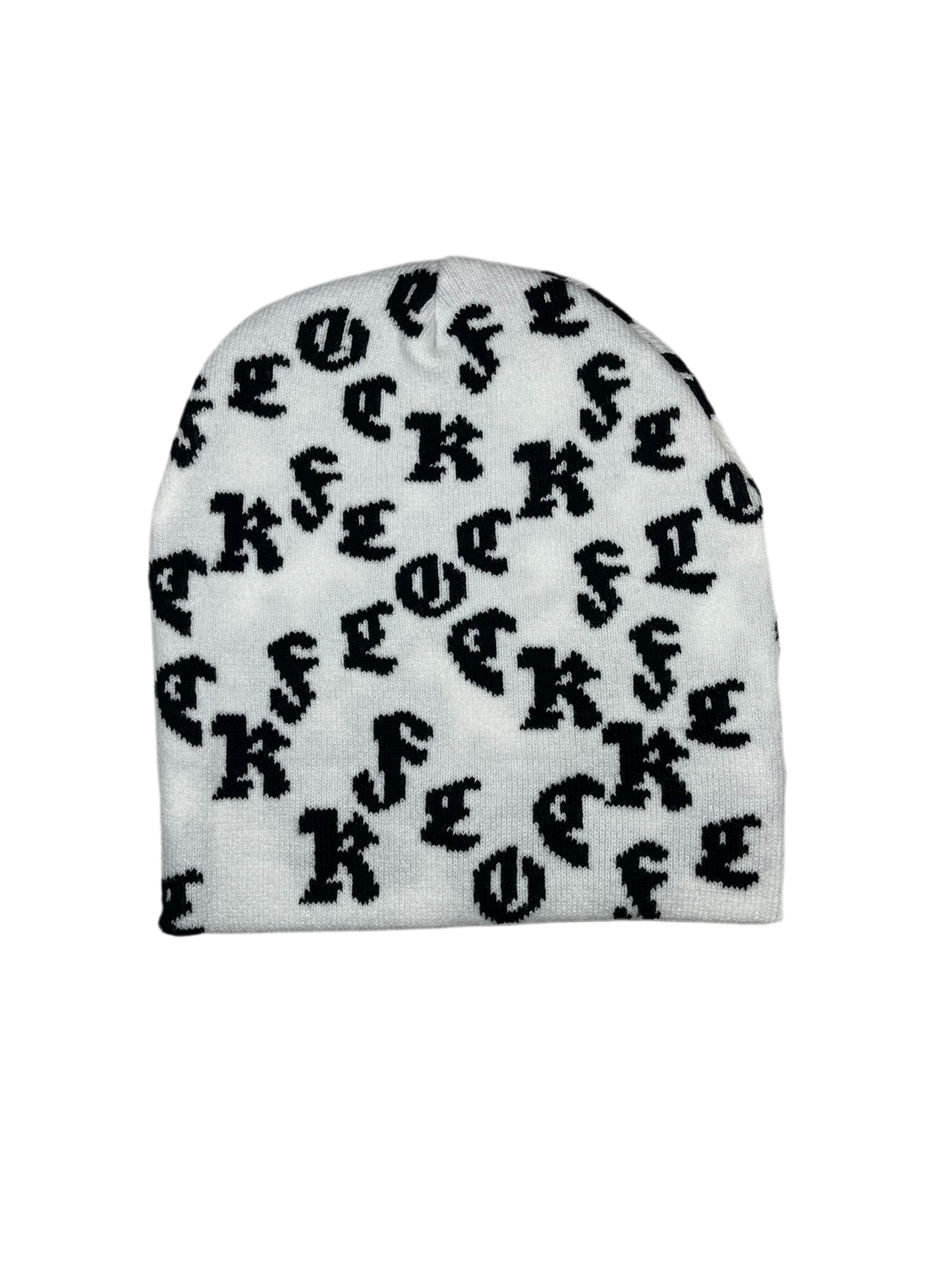 FLOCKY "XRAY" WHITE BEANIE