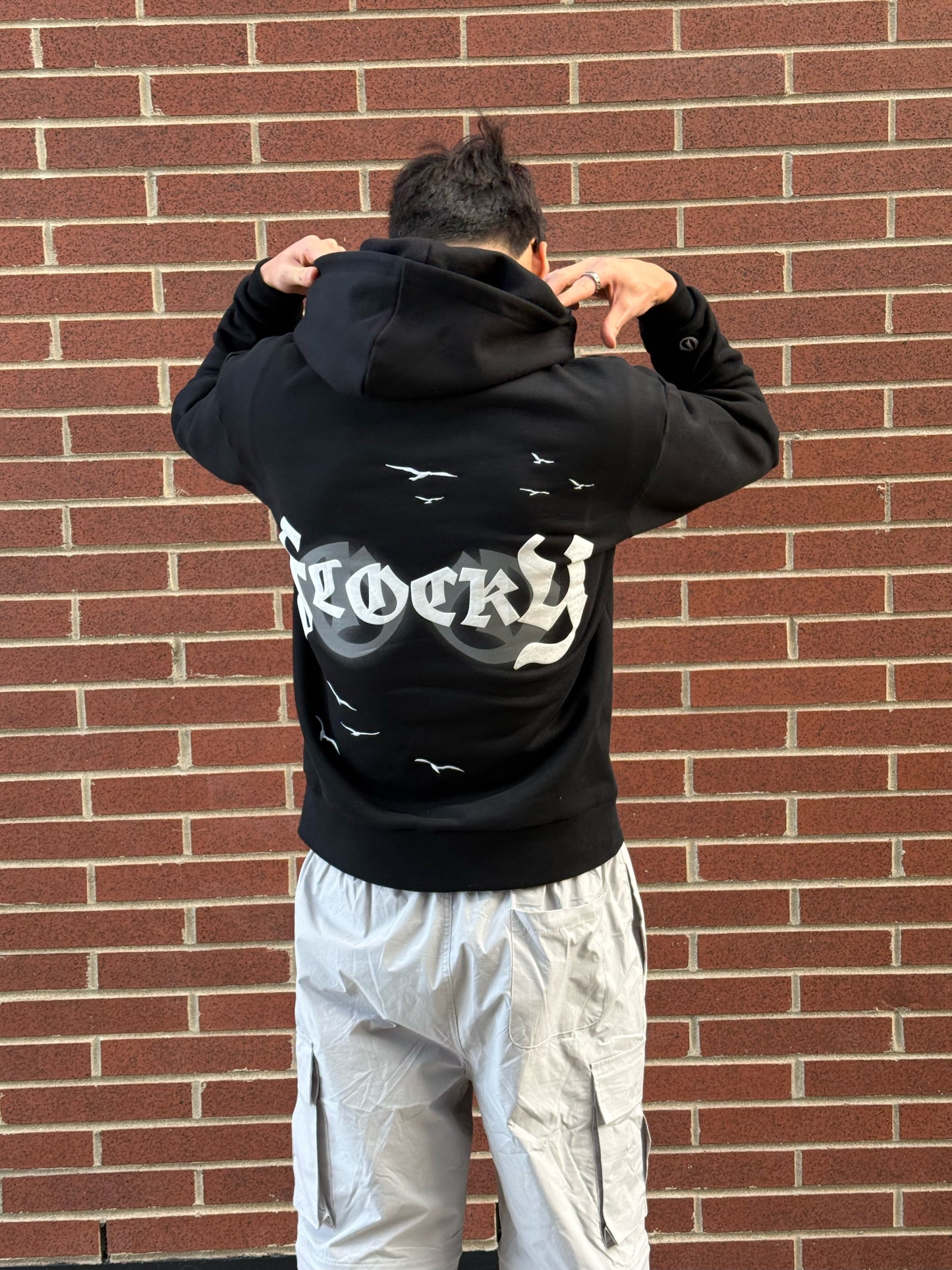 FLOCK 'PREY' HEAVYWEIGHT PREMIUM ZIP UP HOODIE